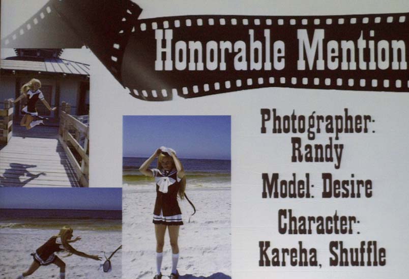 Honorable Mention: Photographer: Randy; Model: Desire; Character: Kareha - Shuffle