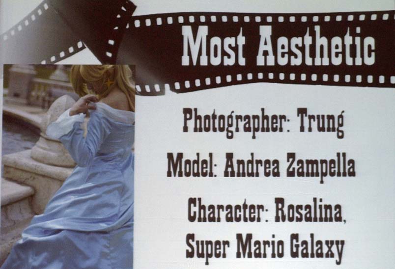 Most Aesthetic: Photographer: Trung; Model: Andrea Zampella; Character: Rosalina - Super Mario Galaxy